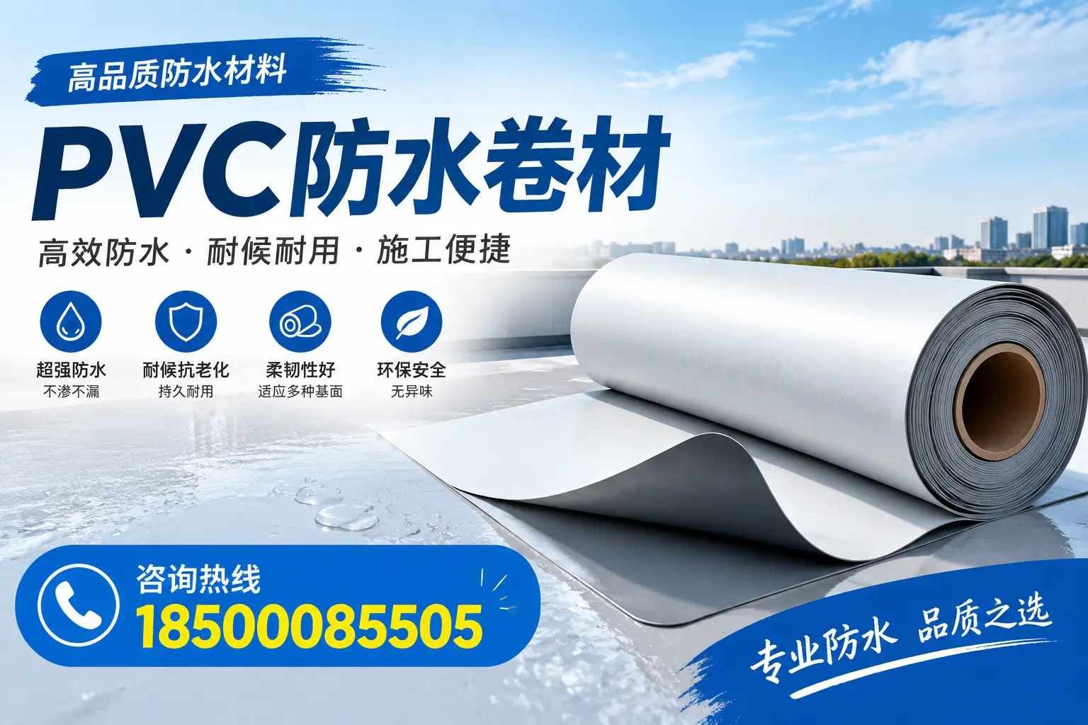 如何在日照选择合适的pvc防水卷材